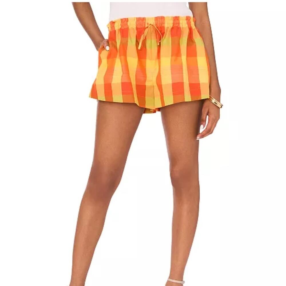 Womens 1 State Plaid Shorts Size XL